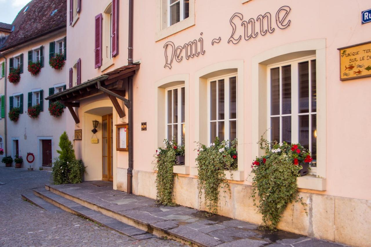 Hotel Demi-Lune Saint-Ursanne Exterior foto